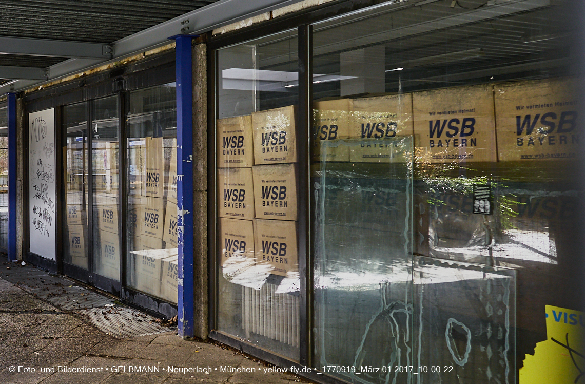 01.03.2017 - die Abrissbaustelle Quiddezentrum in Neuperlach